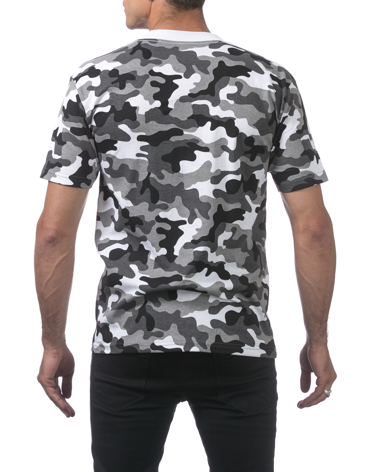 102-CAMO CITY CAMO Men's Comfort Short Sleeve Tee (Camo)