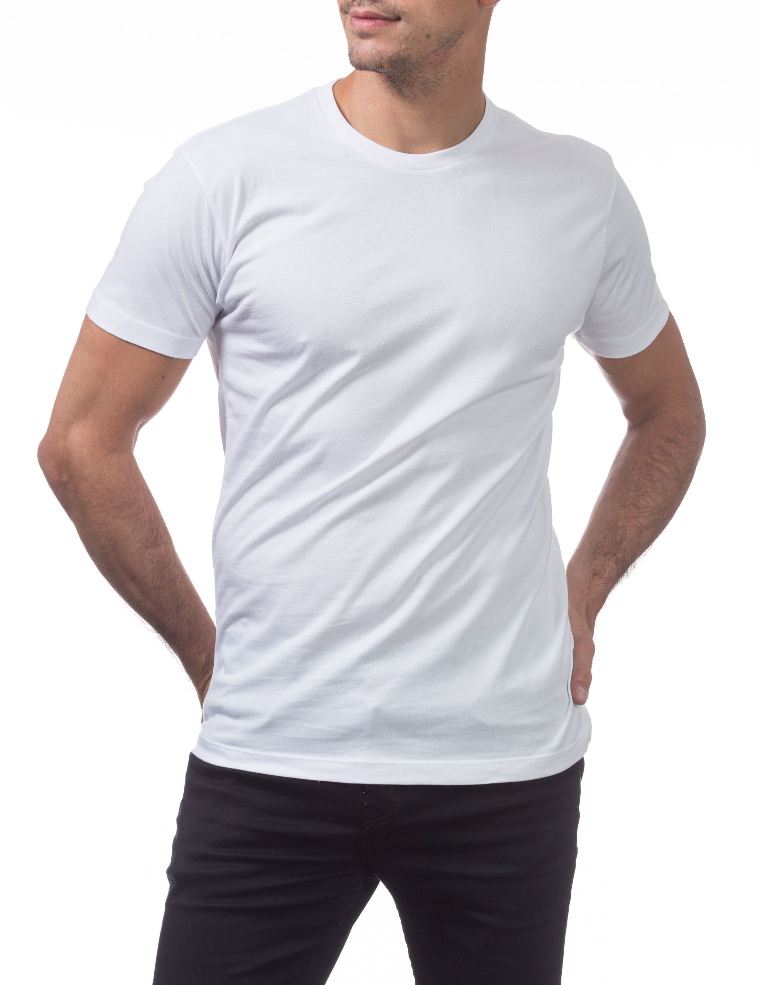 103 WHITE Men's Lightweight Short Sleeve Tee