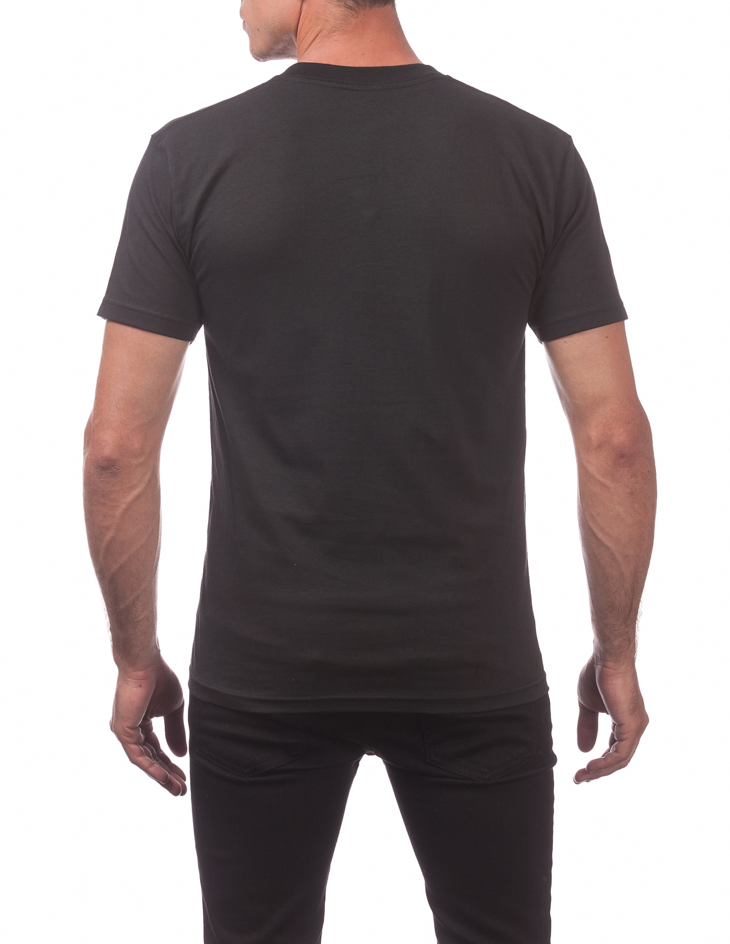 106 BLACK Comfort Short Sleeve V-Neck Tee