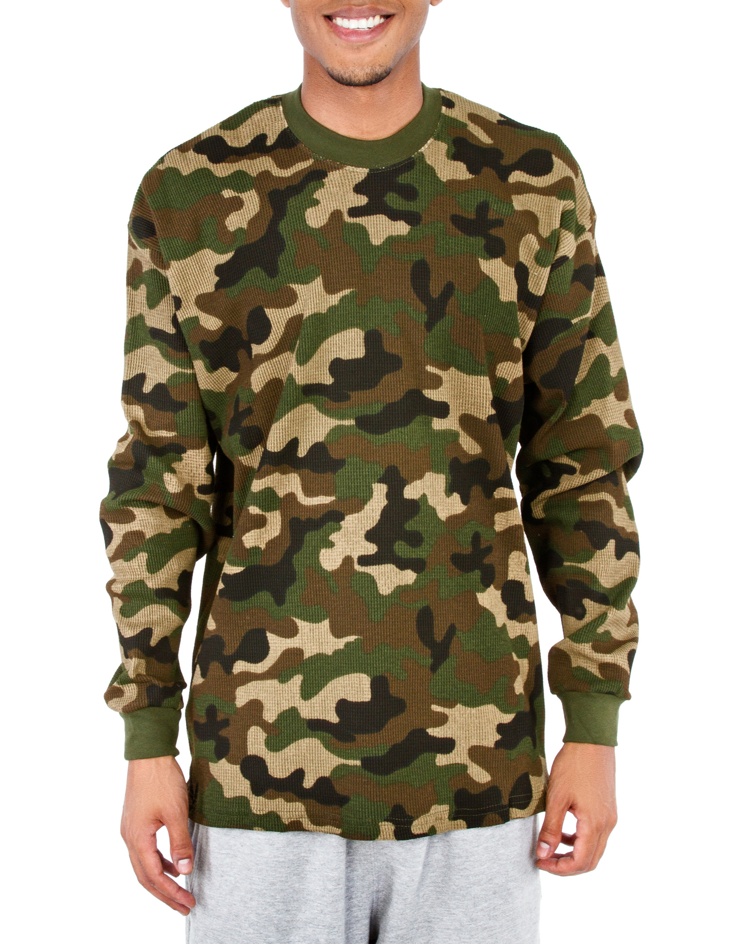 115 CITY CAMO Heavyweight Cotton Long Sleeve Thermal Top