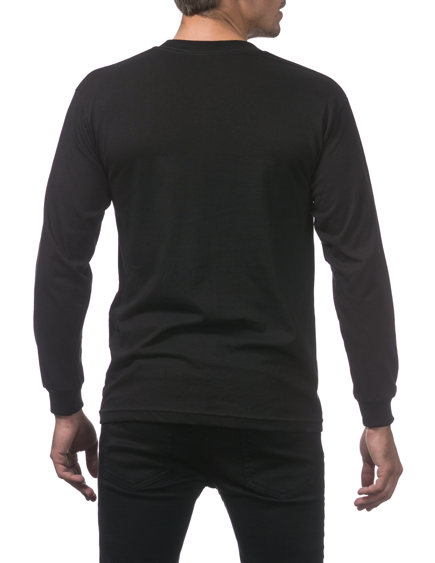 119 BLACK Comfort Cotton Long Sleeve T-Shirt