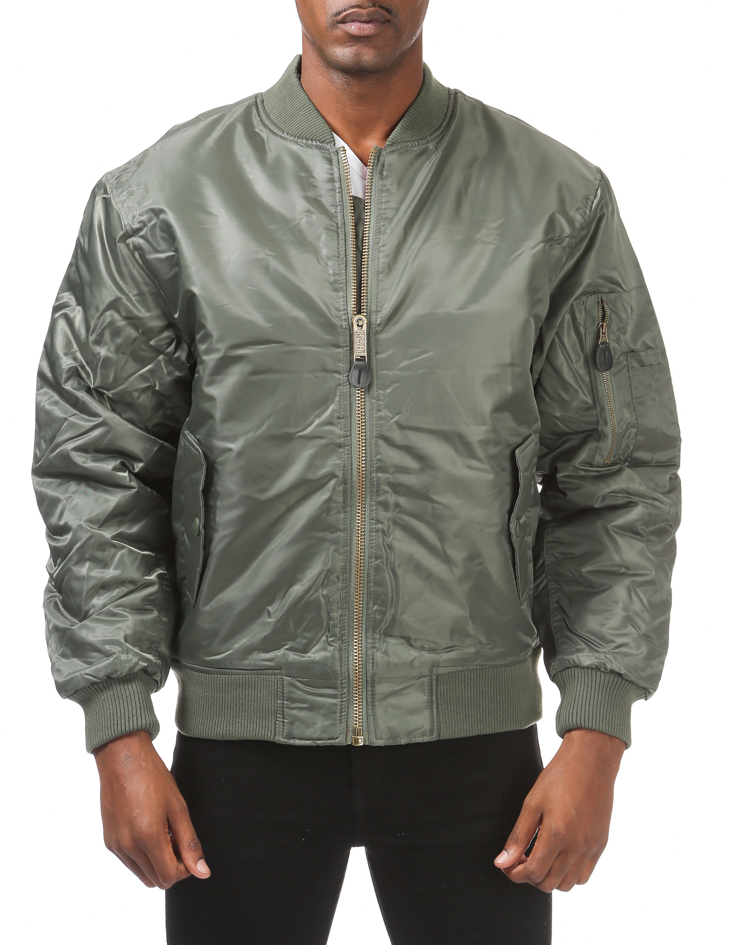 129 OLIVE MA-1 Flight Jacket - Jackets