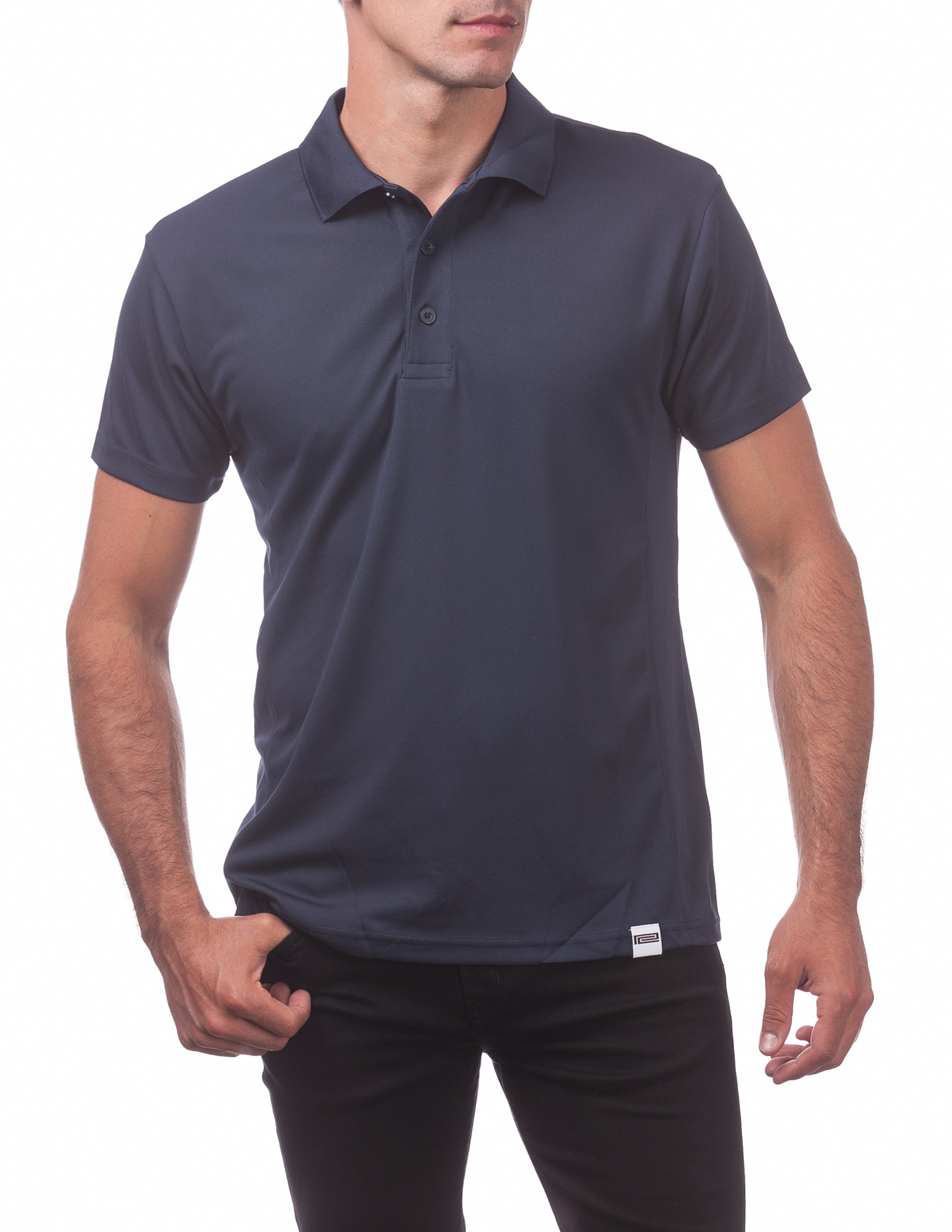 155 GRAY Performance Drypro Short Sleeve Polo