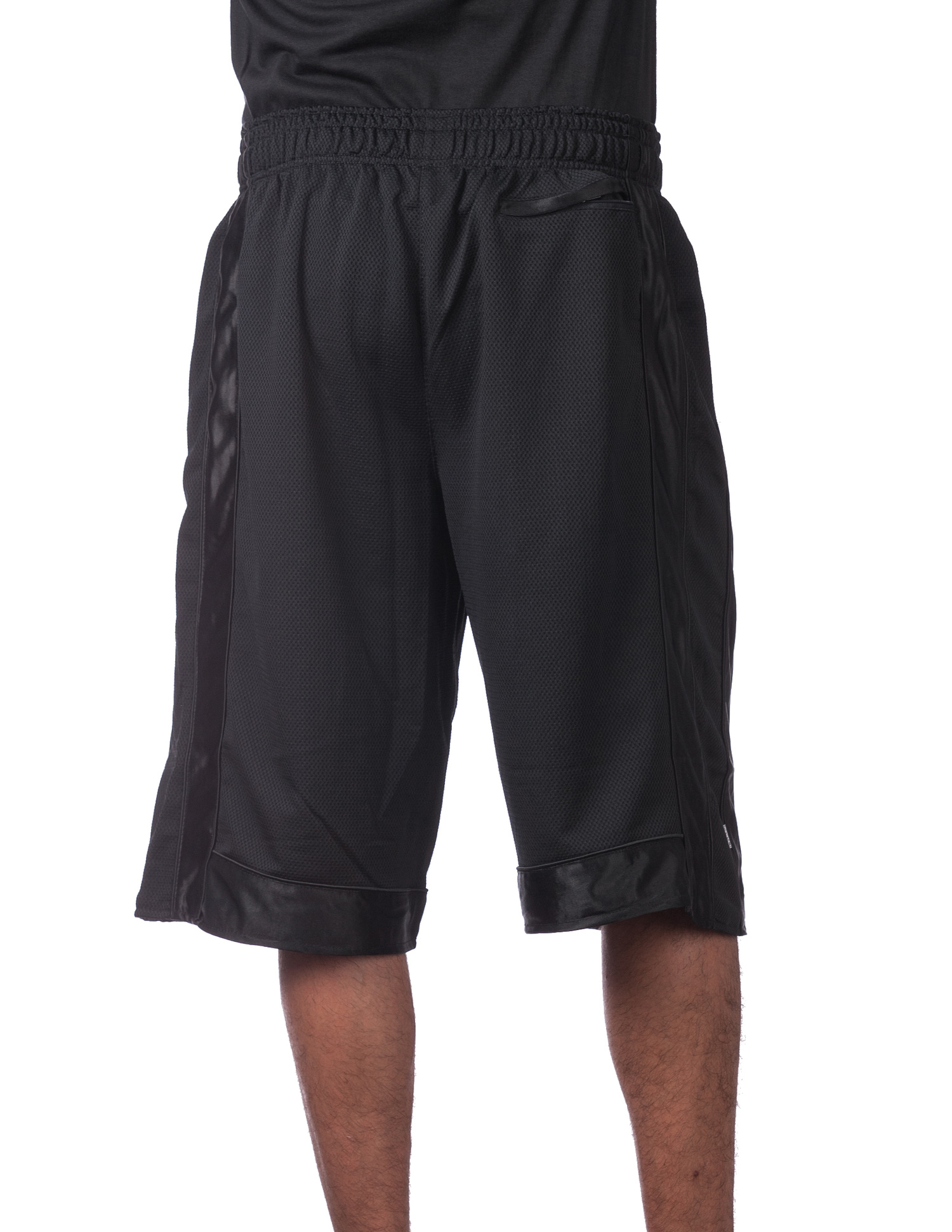 161 BLACK Heavyweight Mesh Basketball Shorts