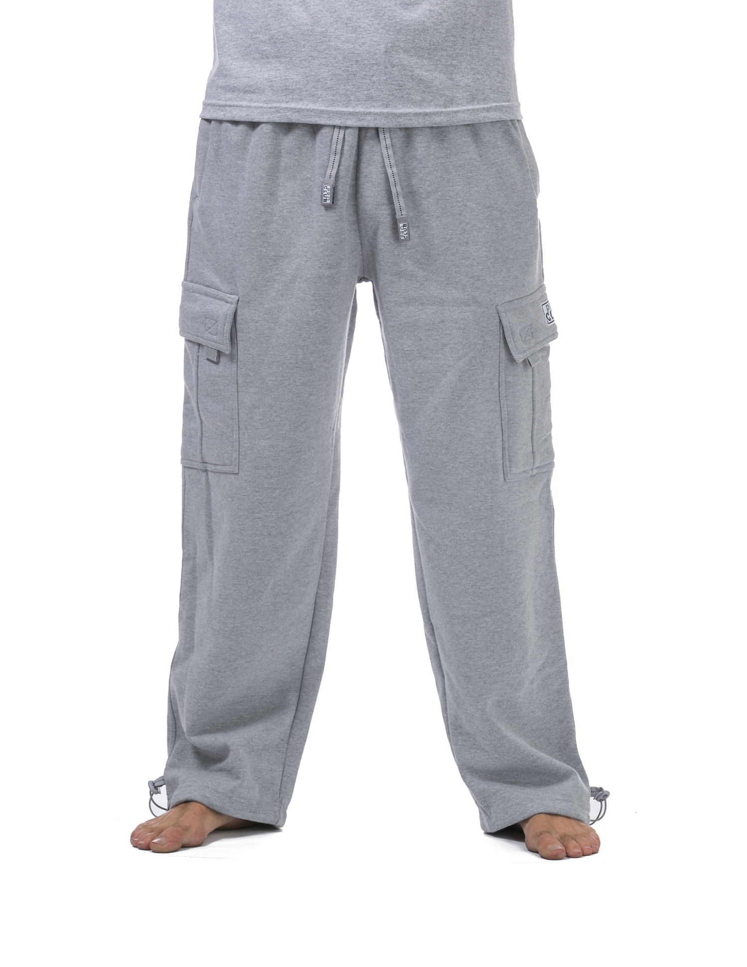 162 CHARCOAL Heavyweight Fleece Cargo Pants