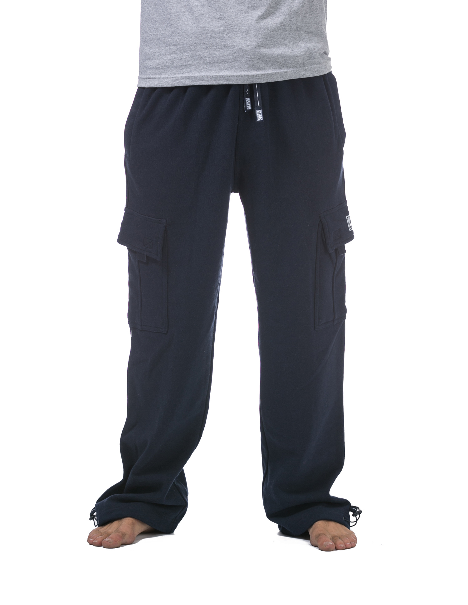 162 CHARCOAL Heavyweight Fleece Cargo Pants