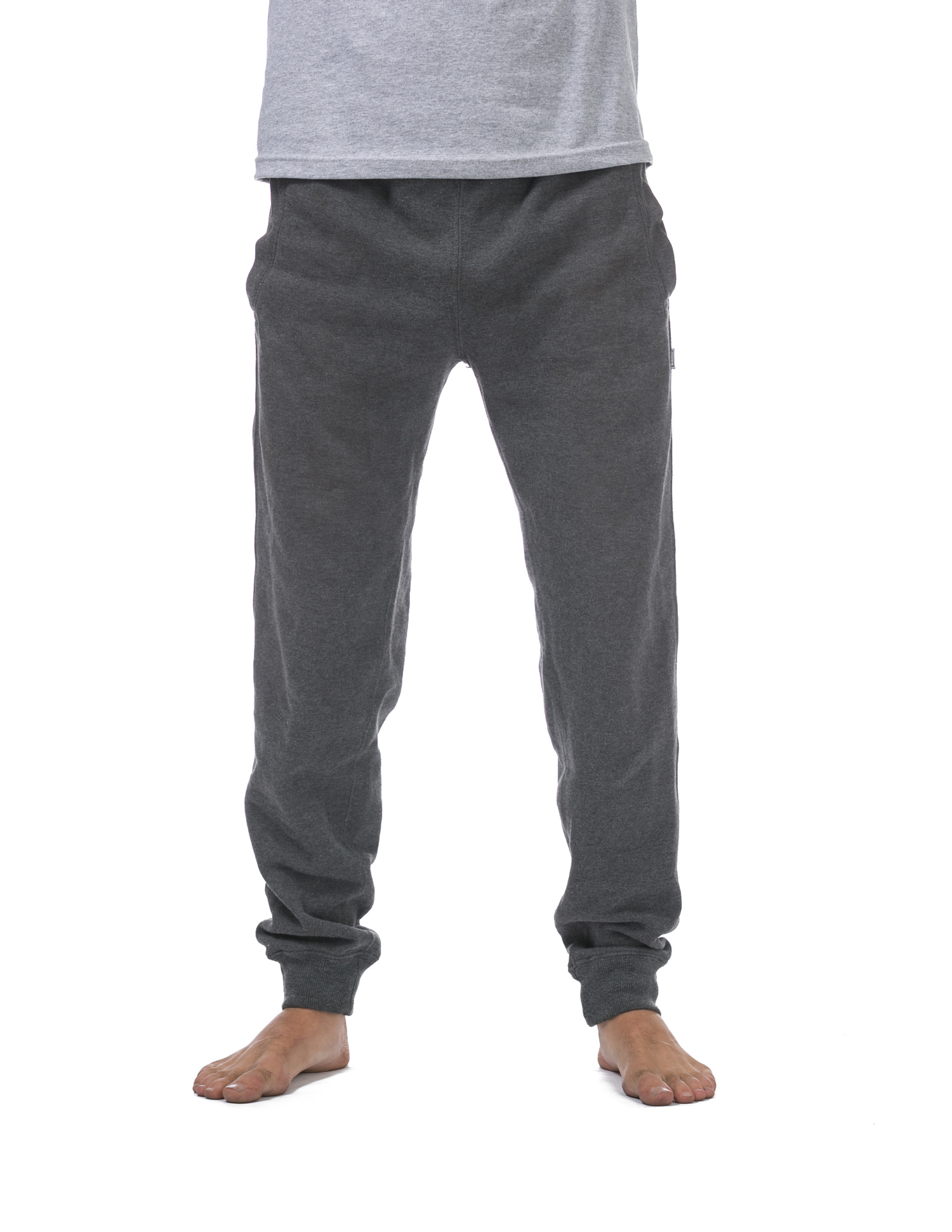 164AB BLACK Jogger Fleece Long Pants