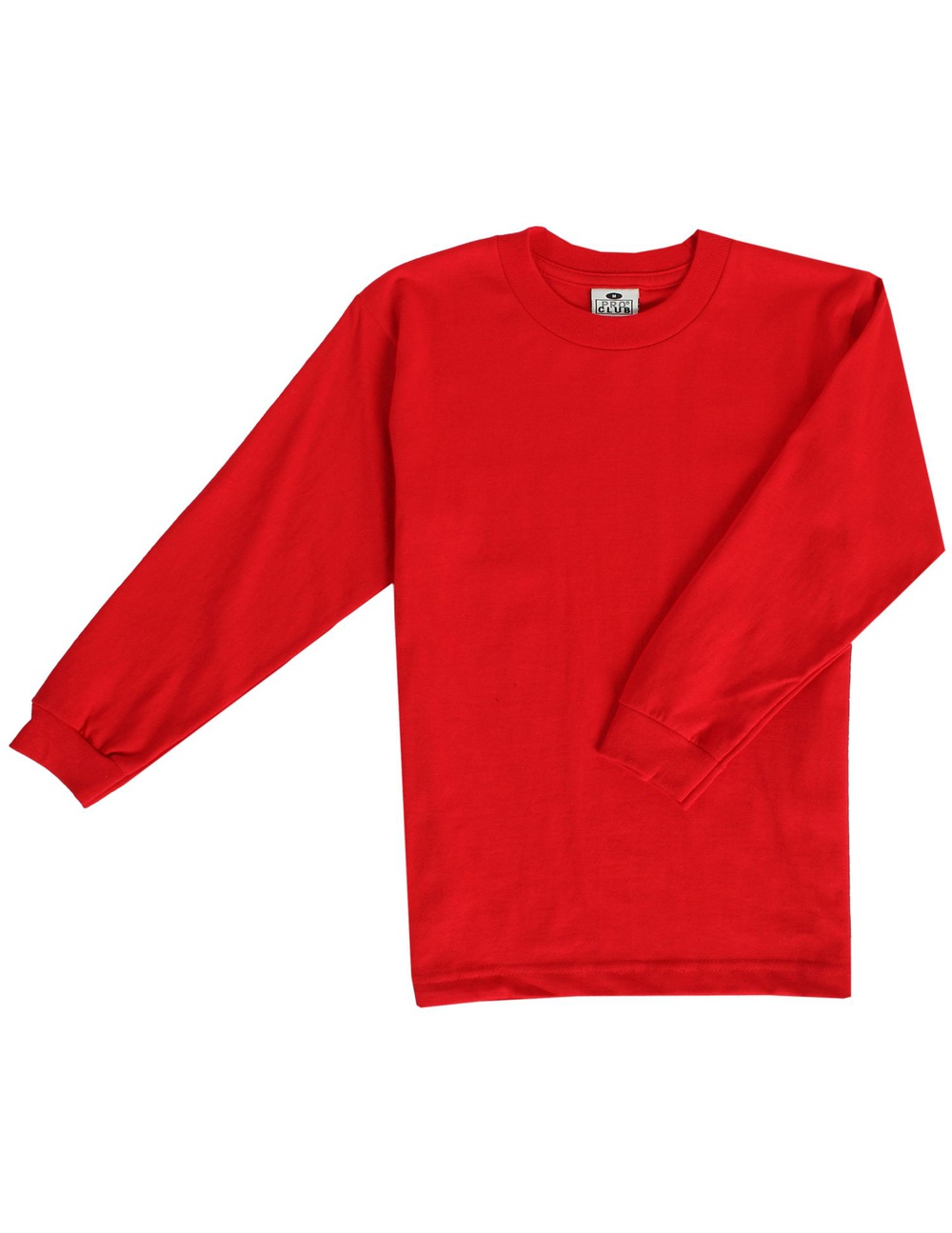 214 RED Pro Club Youth Long Sleeve Crew Neck Tee