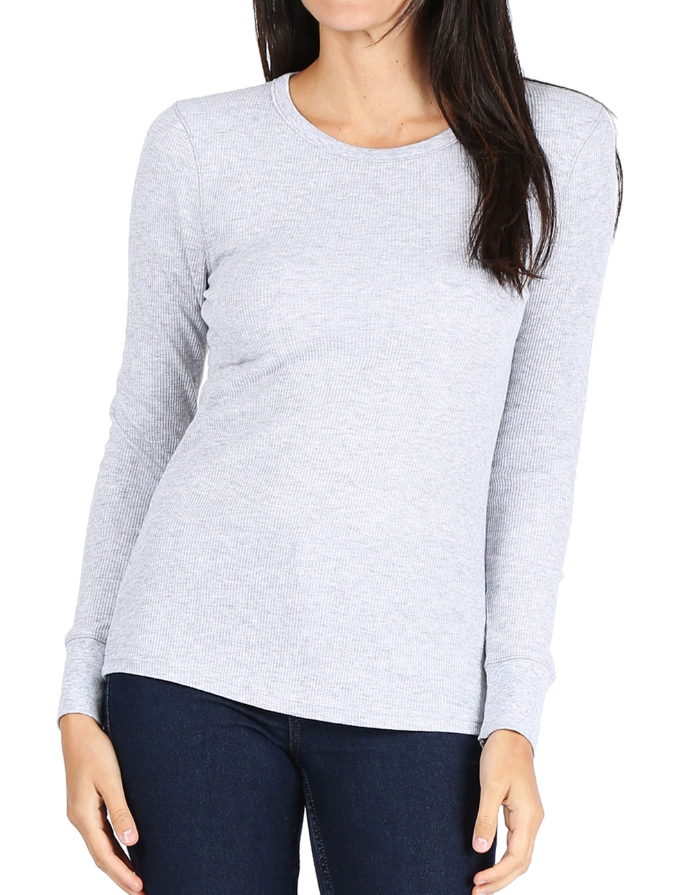 315 RED Women's Long Sleeve Thermal Crew Neck Tee