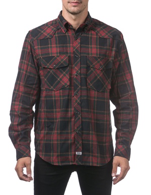 Plaid Flannel Long Sleeve Shirt