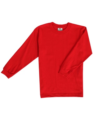 Pro Club Youth Long Sleeve Crew Neck Tee