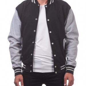 Men's Varsity Fleece Baseball Jacket