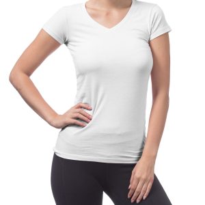 Women's Short Sleeve V-Neck Tee